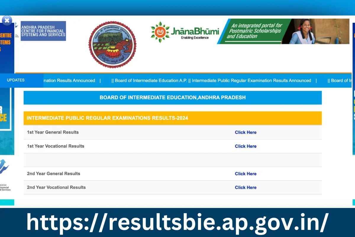 AP Inter Second Year Results 2025 OUT Now: Check 2nd Year Results at bie.ap.gov.in