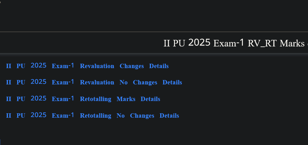 Karnataka 2nd PUC Revaluation and Retotaling Result 2025 (Out) - Download Link featured image